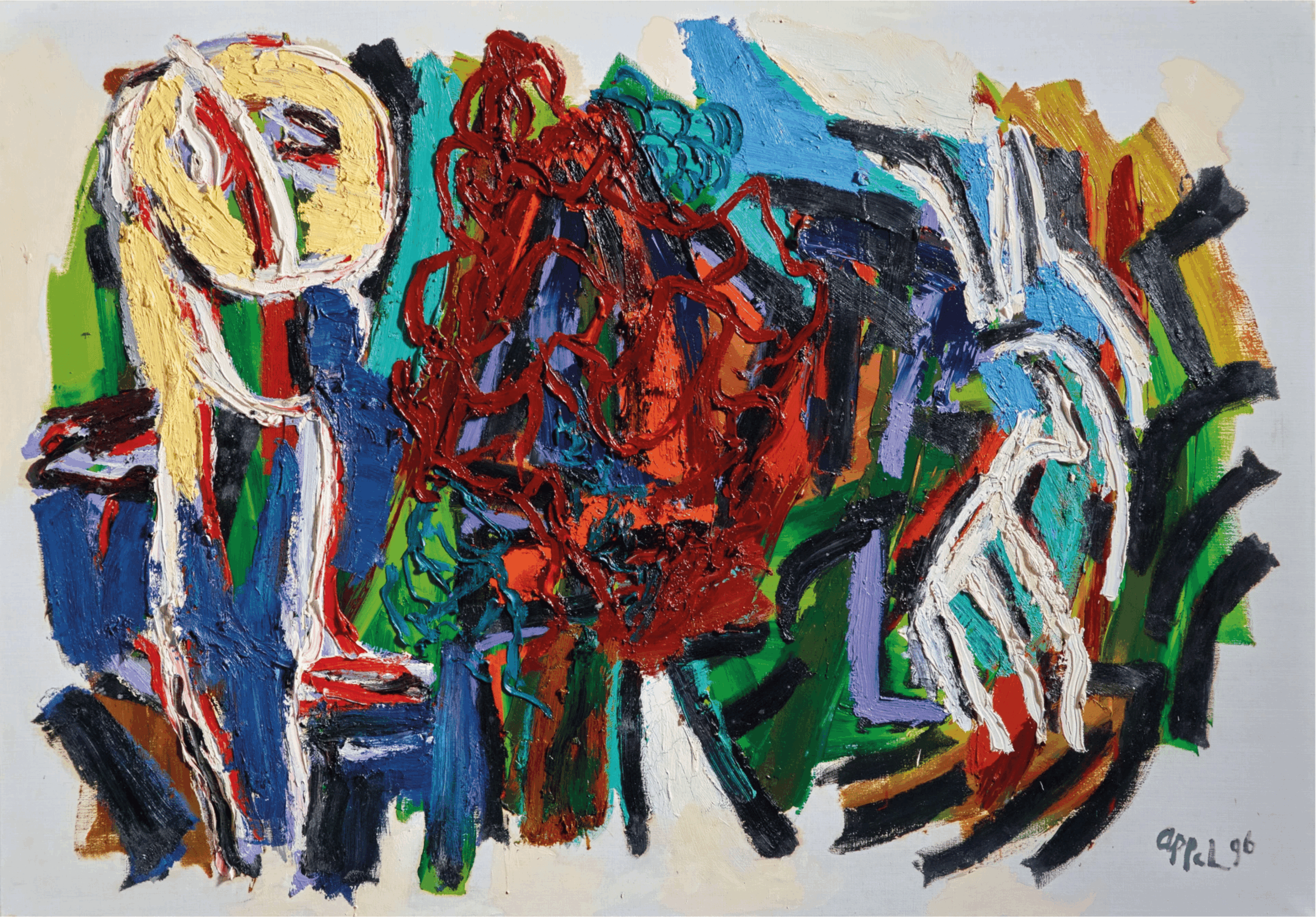 Karel Appel-Birth of a Landscape #11-1996