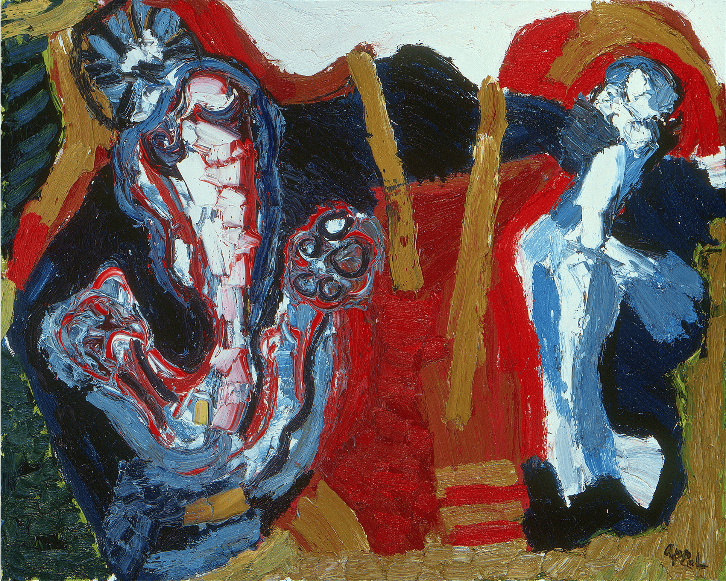 Karel Appel -Figures in Landscape-1992