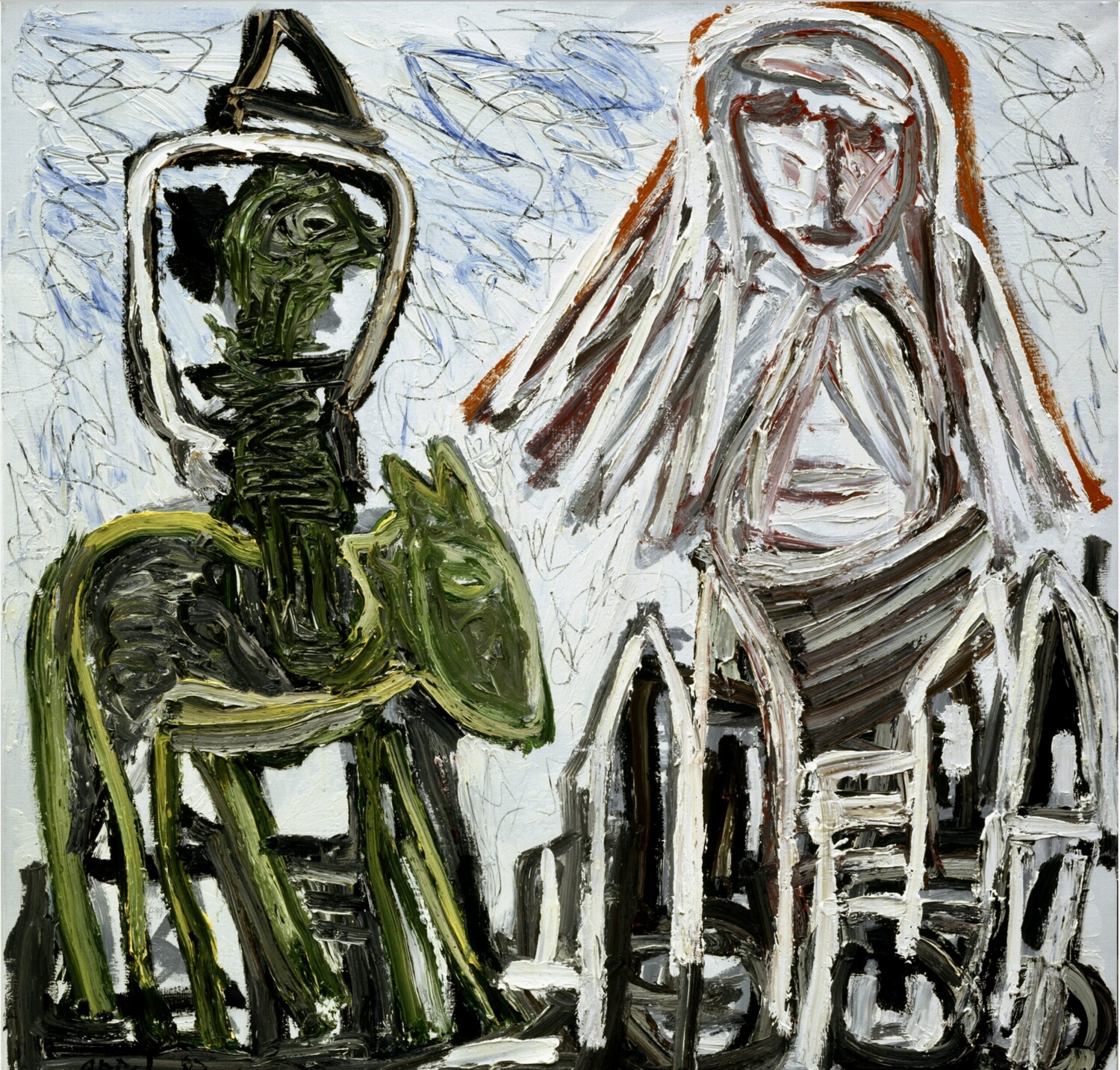 Karel-Appel-Le-Cavelier-Vert-1982
