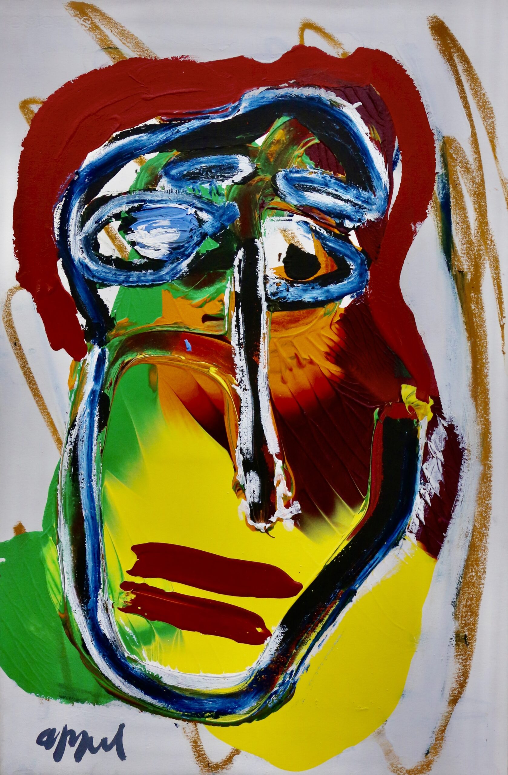 Karel Appel-Portrait-1984