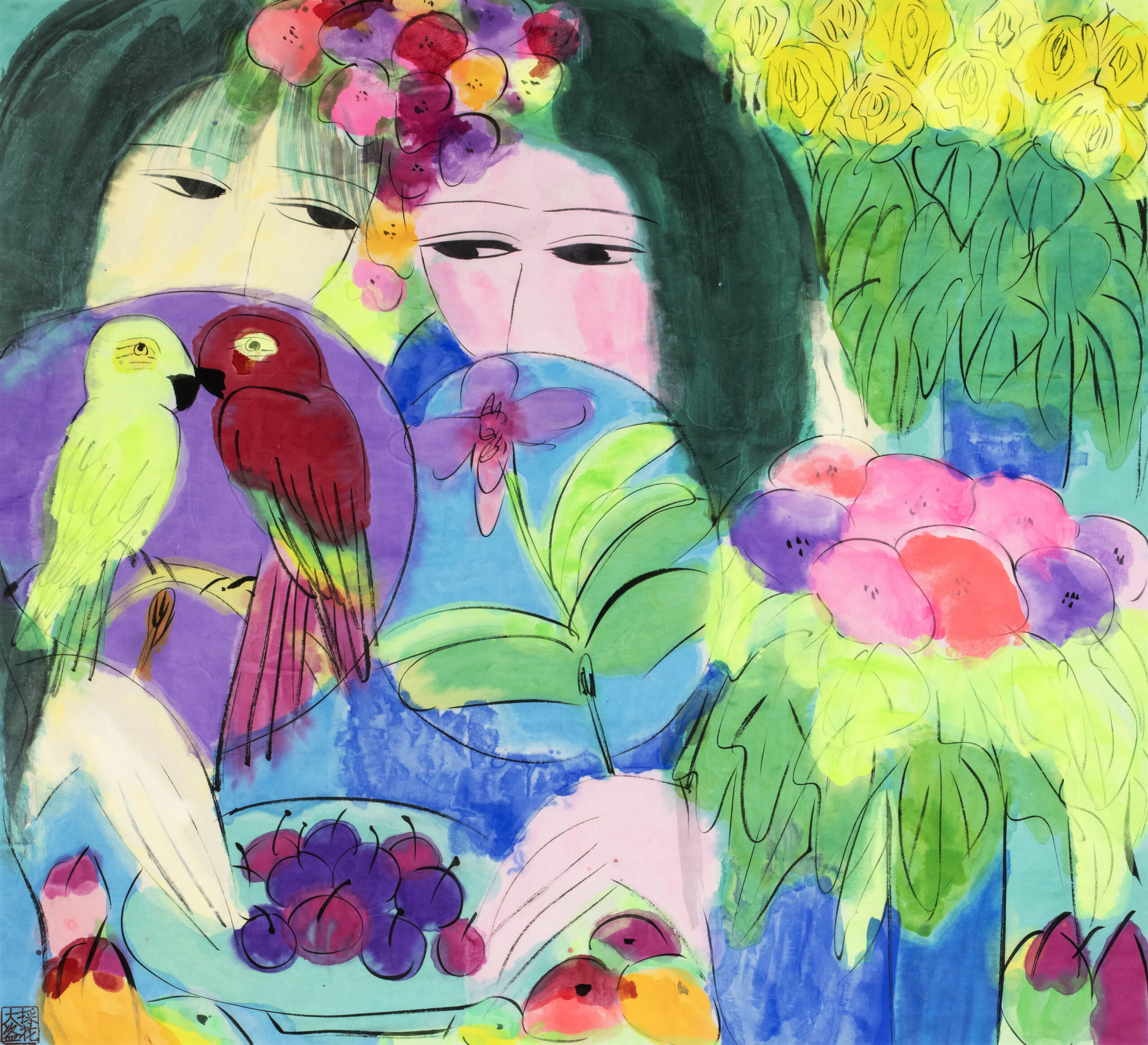 Walasse Ting-Untitled-1986