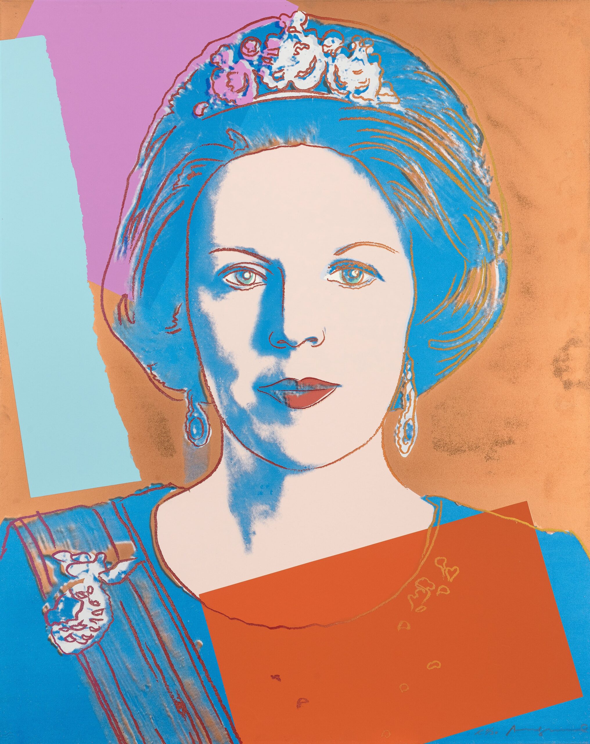 Andy Warhol-Queen Beatrix Of The Netherlands-1985