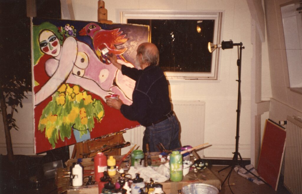Corneille - Amsterdam studio - 1990s
