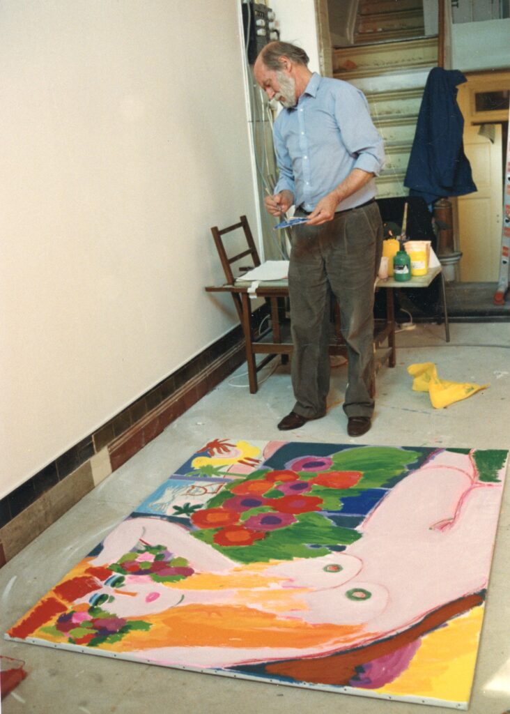 Corneille - live painting Gallery Delaive - 1987