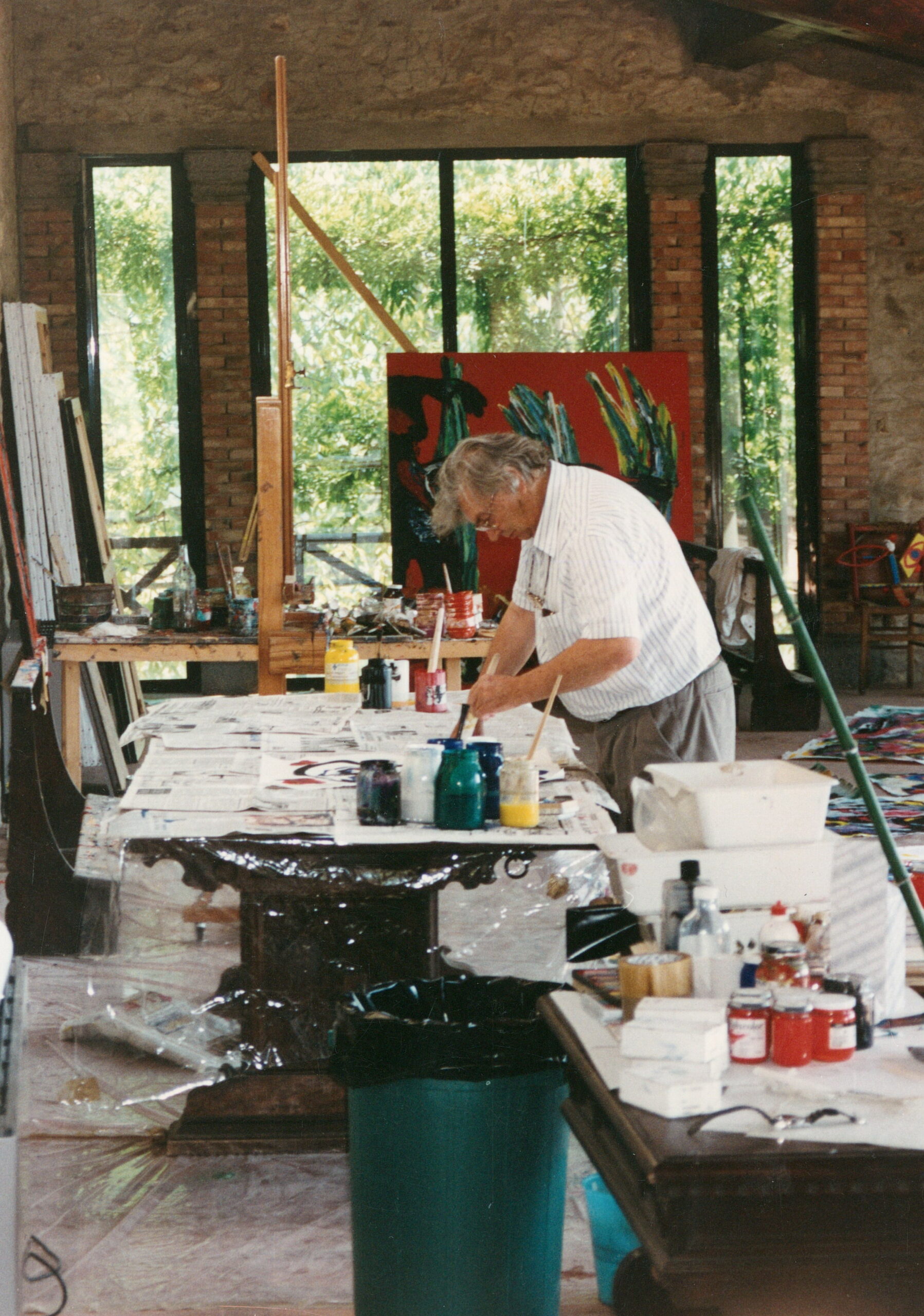Karel Appel-Toscanne Studio-1990