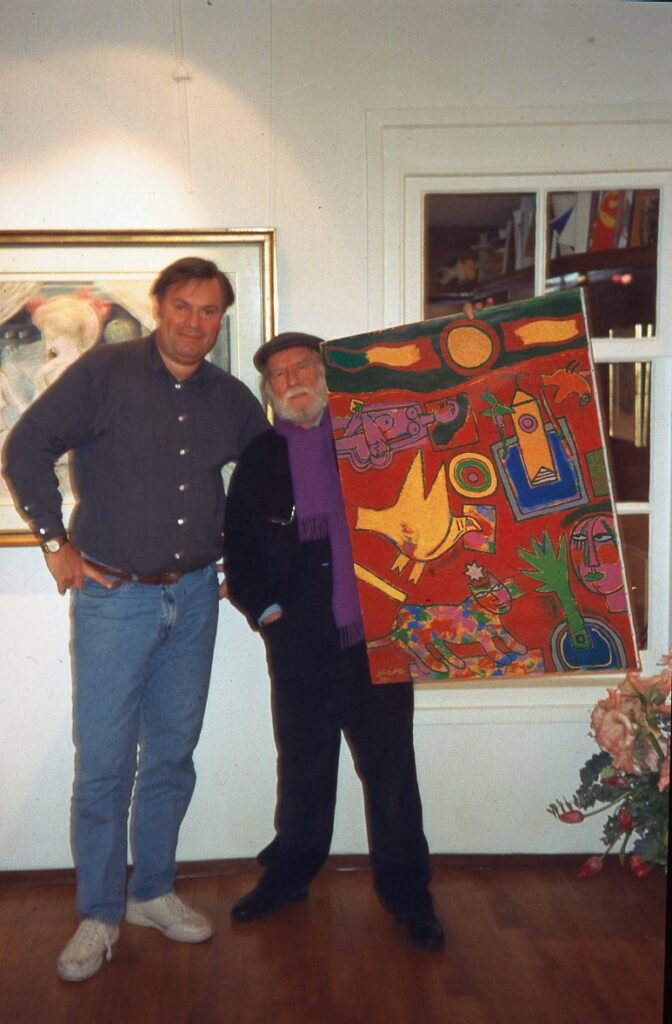 Nico Delaive and Corneille - Gallery Delaive - 1990s