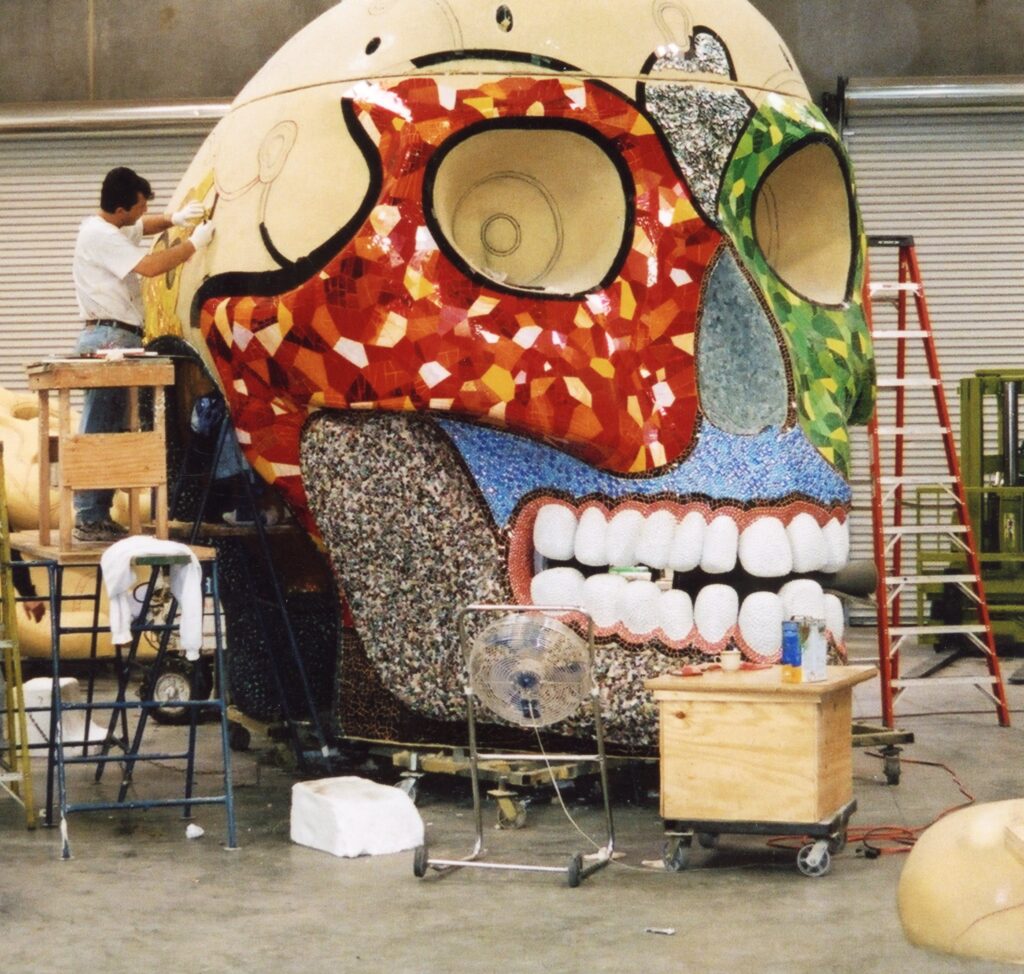 Niki de Saint Phalle-SKULL-1990
