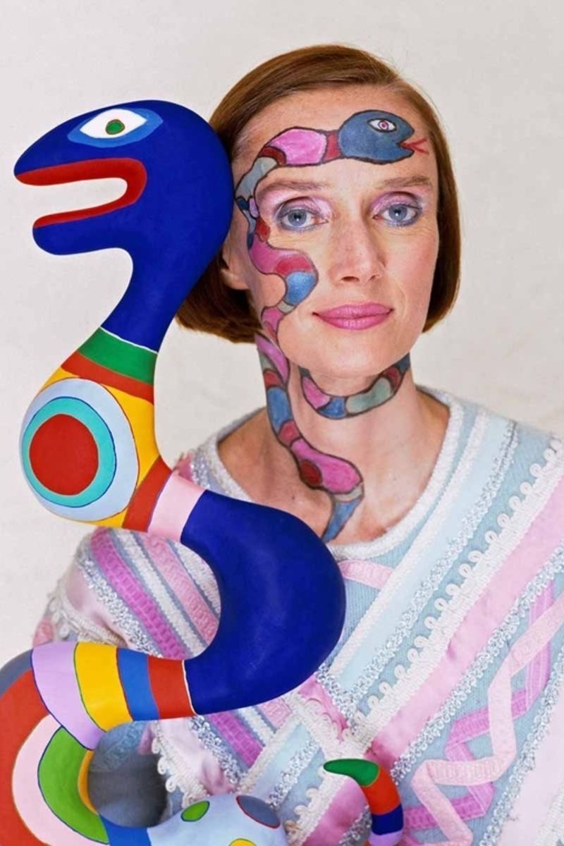 Niki de Saint Phalle-portrait,1980s