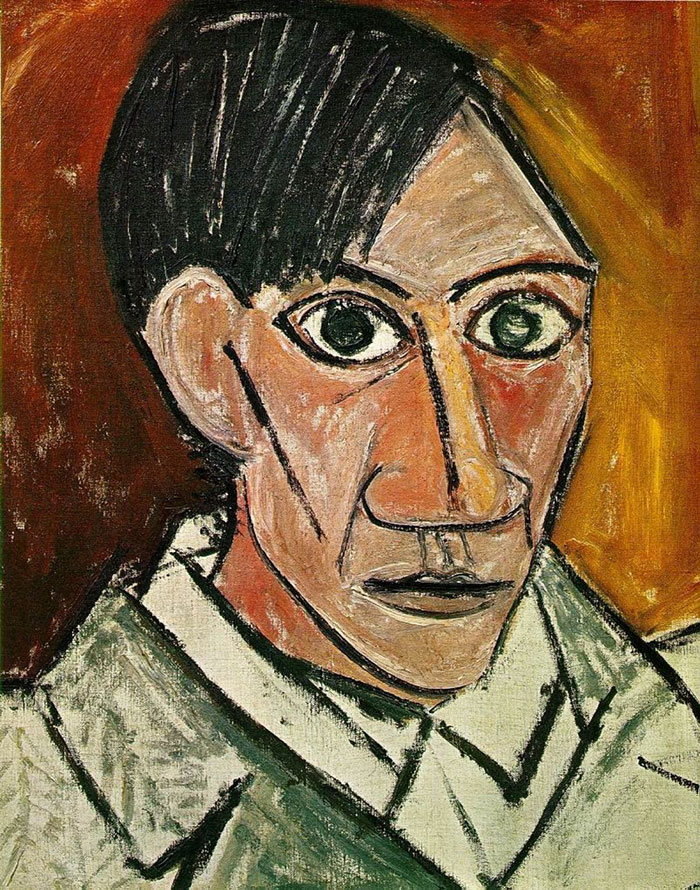 Pablo Picasso-self-portraits-1907